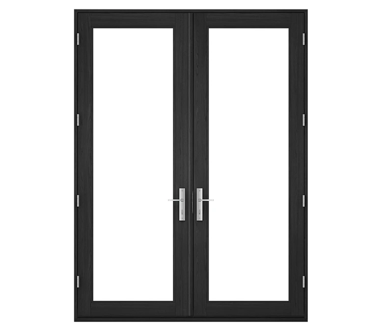 Pella Reserve Contemporary Wood Hinged Patio Door in Naperville